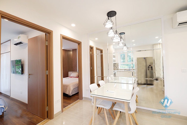 Nice and clean two bedrooms apartment for rent in Ciputra Urban, Tay Ho district, Ha Noi